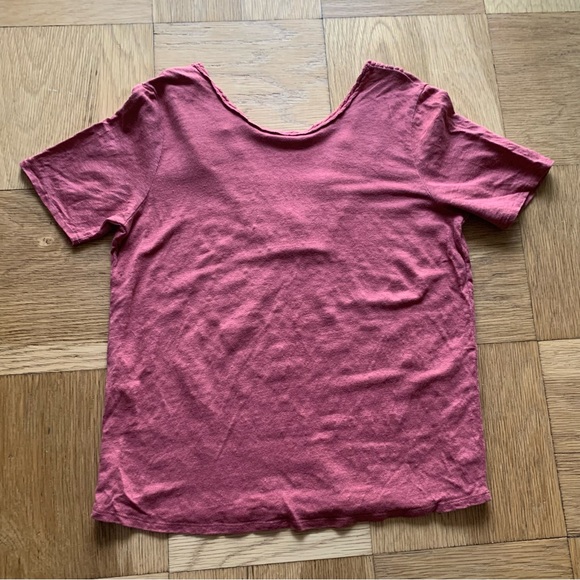Sezane Miranda Linen T Shirt Short Sleeve M - Picture 2 of 6